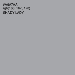 #A6A7AA - Shady Lady Color Image